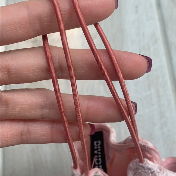 Velvet pink crop top - Picture 4 of 4